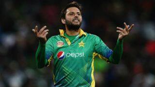 Shahid Afridi dropped from Pakistan squad for one-off T20I against England
